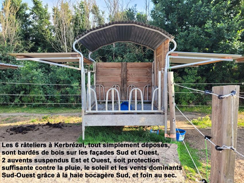 Zoom ratelier kerbrezel avec 2 auvents suspendus 2